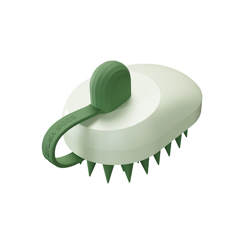 Peigne en silicone souple 2-en-1 – Brosse de massage et de bain pour chiens & chats ZenPaws™