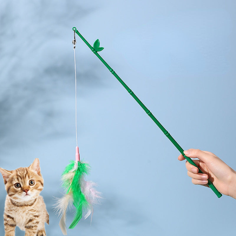Plumeau interactif avec clochette ZenPaws™ – Jouet stimulant & durable pour chats