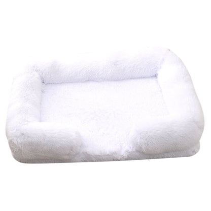 Panier rond en peluche ultra-doux pour chien et chat ZenPaws™